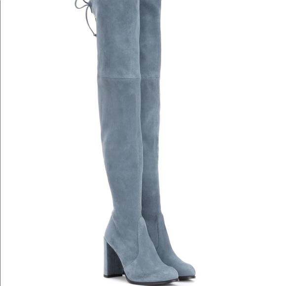 Stuart Weitzman Shoes - Stuart Weitzman Hiline Dusty Blue OTK